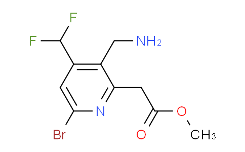 AM119431 | 1805039-53-5 | Methyl 3-(aminomethyl)-6-bromo-4-(difluoromethyl)pyridine-2-acetate