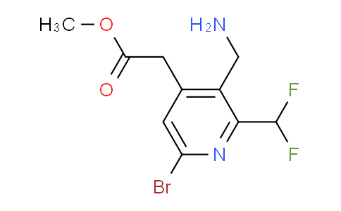 AM119432 | 1806970-98-8 | Methyl 3-(aminomethyl)-6-bromo-2-(difluoromethyl)pyridine-4-acetate