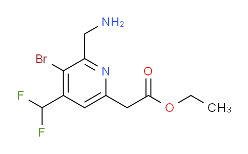 AM119433 | 1807000-06-1 | Ethyl 2-(aminomethyl)-3-bromo-4-(difluoromethyl)pyridine-6-acetate