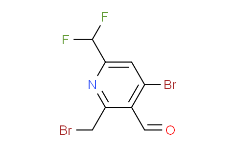 AM119442 | 1805040-37-2 | 4-Bromo-2-(bromomethyl)-6-(difluoromethyl)pyridine-3-carboxaldehyde