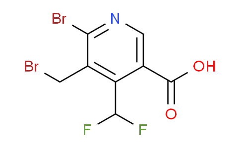 AM119456 | 1805380-43-1 | 2-Bromo-3-(bromomethyl)-4-(difluoromethyl)pyridine-5-carboxylic acid
