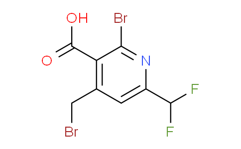 2-Bromo-4-(bromomethyl)-6-(difluoromethyl)pyridine-3-carboxylic acid