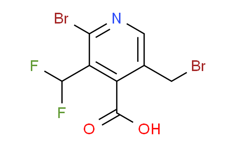 2-Bromo-5-(bromomethyl)-3-(difluoromethyl)pyridine-4-carboxylic acid