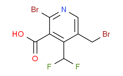 2-Bromo-5-(bromomethyl)-4-(difluoromethyl)pyridine-3-carboxylic acid