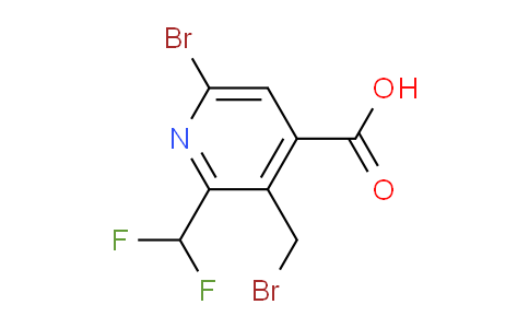 AM119469 | 1805380-60-2 | 6-Bromo-3-(bromomethyl)-2-(difluoromethyl)pyridine-4-carboxylic acid