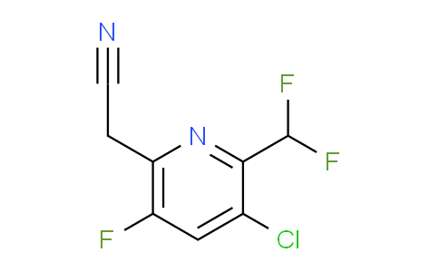 AM119470 | 1806969-12-9 | 3-Chloro-2-(difluoromethyl)-5-fluoropyridine-6-acetonitrile
