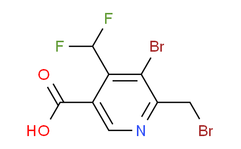 AM119475 | 1805391-64-3 | 3-Bromo-2-(bromomethyl)-4-(difluoromethyl)pyridine-5-carboxylic acid