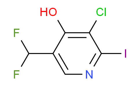 AM119486 | 1804448-30-3 | 3-Chloro-5-(difluoromethyl)-4-hydroxy-2-iodopyridine