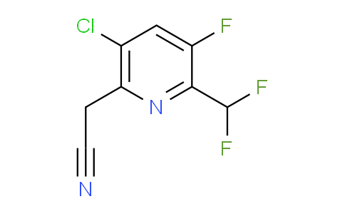 AM119492 | 1806913-97-2 | 5-Chloro-2-(difluoromethyl)-3-fluoropyridine-6-acetonitrile