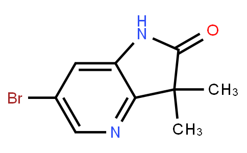 6-bromo-3,3-dimethyl-1H-pyrrolo[3,2-b]pyridin-2(3H)-one