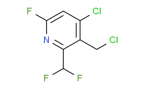 4-Chloro-3-(chloromethyl)-2-(difluoromethyl)-6-fluoropyridine