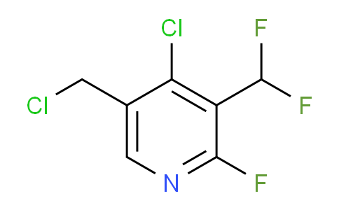 4-Chloro-5-(chloromethyl)-3-(difluoromethyl)-2-fluoropyridine