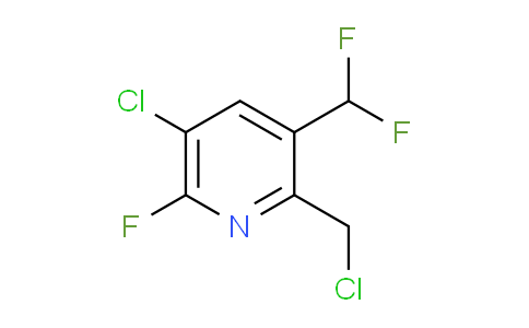 5-Chloro-2-(chloromethyl)-3-(difluoromethyl)-6-fluoropyridine