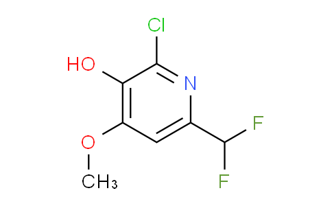 2-Chloro-6-(difluoromethyl)-3-hydroxy-4-methoxypyridine