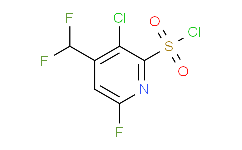 AM119546 | 1806929-40-7 | 3-Chloro-4-(difluoromethyl)-6-fluoropyridine-2-sulfonyl chloride