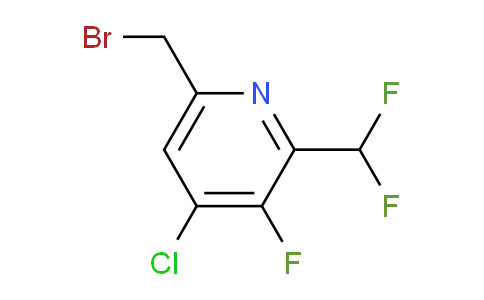 6-(Bromomethyl)-4-chloro-2-(difluoromethyl)-3-fluoropyridine
