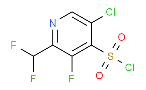5-Chloro-2-(difluoromethyl)-3-fluoropyridine-4-sulfonyl chloride