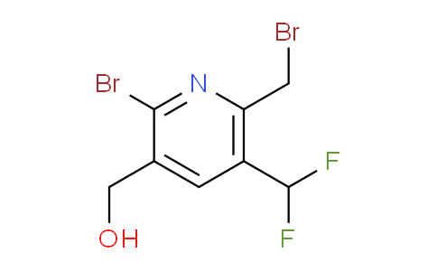 2-Bromo-6-(bromomethyl)-5-(difluoromethyl)pyridine-3-methanol