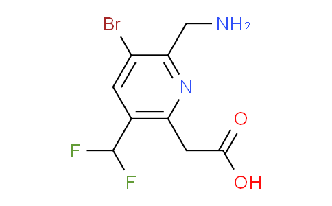 AM119590 | 1805943-12-7 | 2-(Aminomethyl)-3-bromo-5-(difluoromethyl)pyridine-6-acetic acid