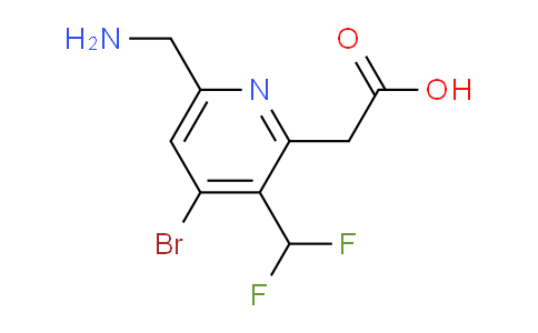 AM119595 | 1805455-54-2 | 6-(Aminomethyl)-4-bromo-3-(difluoromethyl)pyridine-2-acetic acid