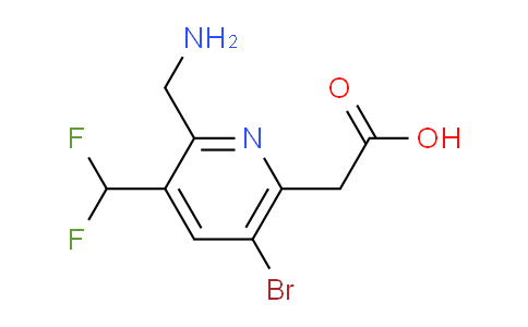 AM119598 | 1805169-54-3 | 2-(Aminomethyl)-5-bromo-3-(difluoromethyl)pyridine-6-acetic acid