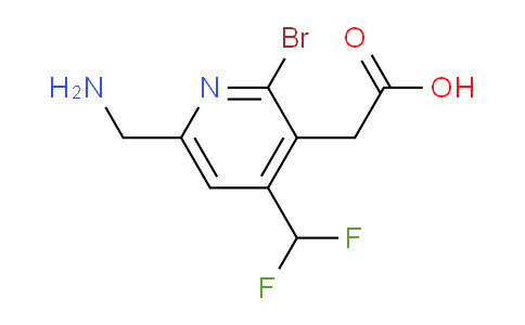 AM119606 | 1805455-75-7 | 6-(Aminomethyl)-2-bromo-4-(difluoromethyl)pyridine-3-acetic acid