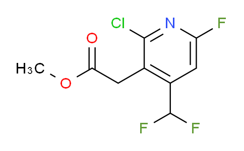 AM119655 | 1805992-89-5 | Methyl 2-chloro-4-(difluoromethyl)-6-fluoropyridine-3-acetate