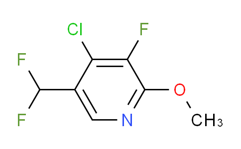AM119665 | 1805260-46-1 | 4-Chloro-5-(difluoromethyl)-3-fluoro-2-methoxypyridine
