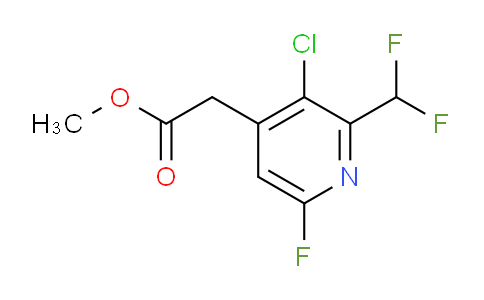 AM119675 | 1805408-55-2 | Methyl 3-chloro-2-(difluoromethyl)-6-fluoropyridine-4-acetate