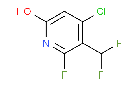4-Chloro-3-(difluoromethyl)-2-fluoro-6-hydroxypyridine