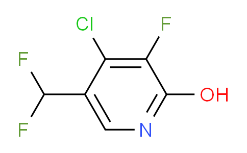4-Chloro-5-(difluoromethyl)-3-fluoro-2-hydroxypyridine