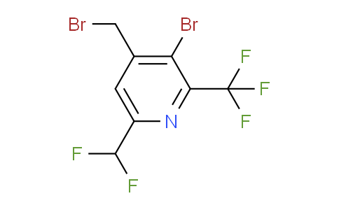 AM119700 | 1805383-26-9 | 3-Bromo-4-(bromomethyl)-6-(difluoromethyl)-2-(trifluoromethyl)pyridine