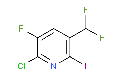 AM119701 | 1804466-50-9 | 2-Chloro-5-(difluoromethyl)-3-fluoro-6-iodopyridine