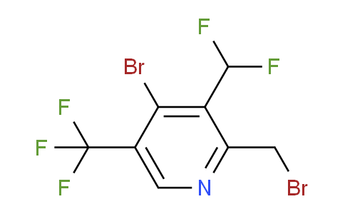AM119706 | 1805253-23-9 | 4-Bromo-2-(bromomethyl)-3-(difluoromethyl)-5-(trifluoromethyl)pyridine