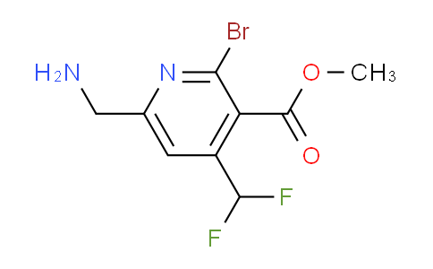 Methyl 6-(aminomethyl)-2-bromo-4-(difluoromethyl)pyridine-3-carboxylate