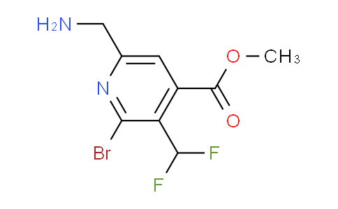 Methyl 6-(aminomethyl)-2-bromo-3-(difluoromethyl)pyridine-4-carboxylate