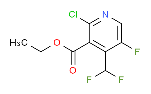 Ethyl 2-chloro-4-(difluoromethyl)-5-fluoropyridine-3-carboxylate