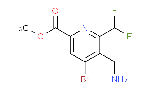 AM119739 | 1806914-63-5 | Methyl 3-(aminomethyl)-4-bromo-2-(difluoromethyl)pyridine-6-carboxylate