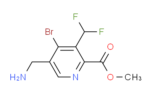 AM119741 | 1805344-49-3 | Methyl 5-(aminomethyl)-4-bromo-3-(difluoromethyl)pyridine-2-carboxylate