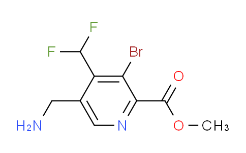 AM119746 | 1805250-19-4 | Methyl 5-(aminomethyl)-3-bromo-4-(difluoromethyl)pyridine-2-carboxylate