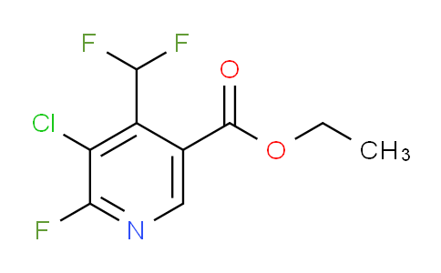 AM119747 | 1805374-86-0 | Ethyl 3-chloro-4-(difluoromethyl)-2-fluoropyridine-5-carboxylate