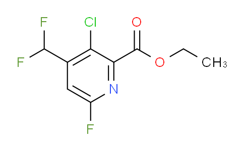 AM119750 | 1804490-18-3 | Ethyl 3-chloro-4-(difluoromethyl)-6-fluoropyridine-2-carboxylate