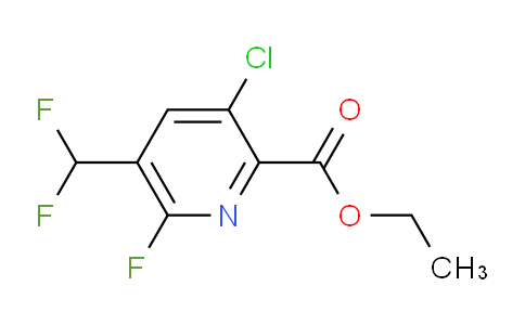 AM119754 | 1805262-61-6 | Ethyl 3-chloro-5-(difluoromethyl)-6-fluoropyridine-2-carboxylate