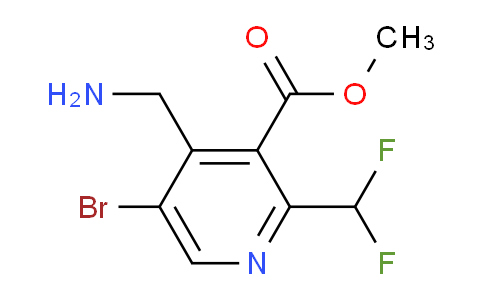 AM119760 | 1805454-34-5 | Methyl 4-(aminomethyl)-5-bromo-2-(difluoromethyl)pyridine-3-carboxylate