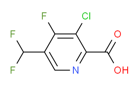 AM119776 | 1805260-97-2 | 3-Chloro-5-(difluoromethyl)-4-fluoropyridine-2-carboxylic acid