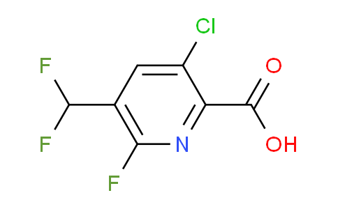 AM119778 | 1804467-61-5 | 3-Chloro-5-(difluoromethyl)-6-fluoropyridine-2-carboxylic acid