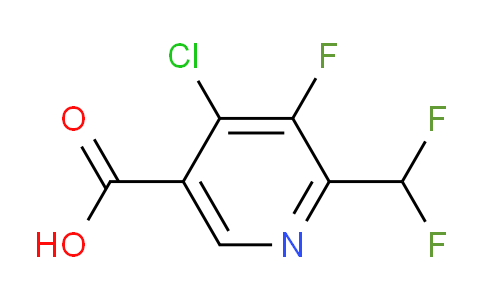 4-Chloro-2-(difluoromethyl)-3-fluoropyridine-5-carboxylic acid
