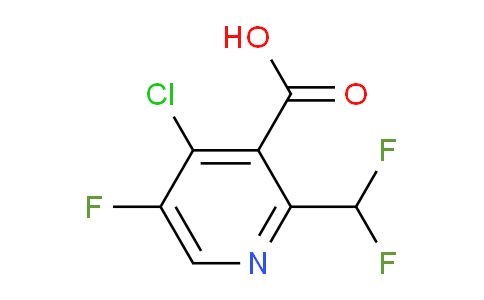 4-Chloro-2-(difluoromethyl)-5-fluoropyridine-3-carboxylic acid
