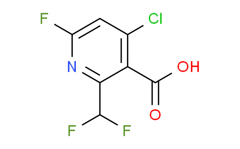 4-Chloro-2-(difluoromethyl)-6-fluoropyridine-3-carboxylic acid