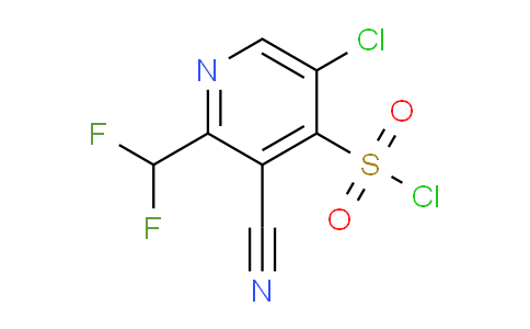 5-Chloro-3-cyano-2-(difluoromethyl)pyridine-4-sulfonyl chloride